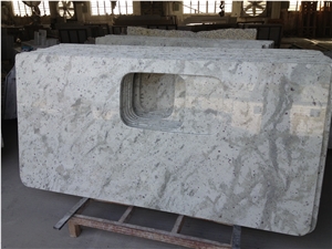 Andromeda White Granite,Sri Lanka White Granite,White Granite Counter Top,Bianco Andromeda,Crystal White Lanka Granite