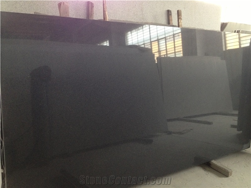 G654 China Impala Black Granite,G654 Black Granite Slab