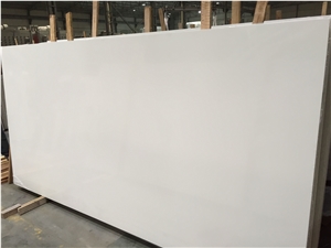 Pure White Quartz Slabs,Absolute White Quartz,Artificial White Quartz