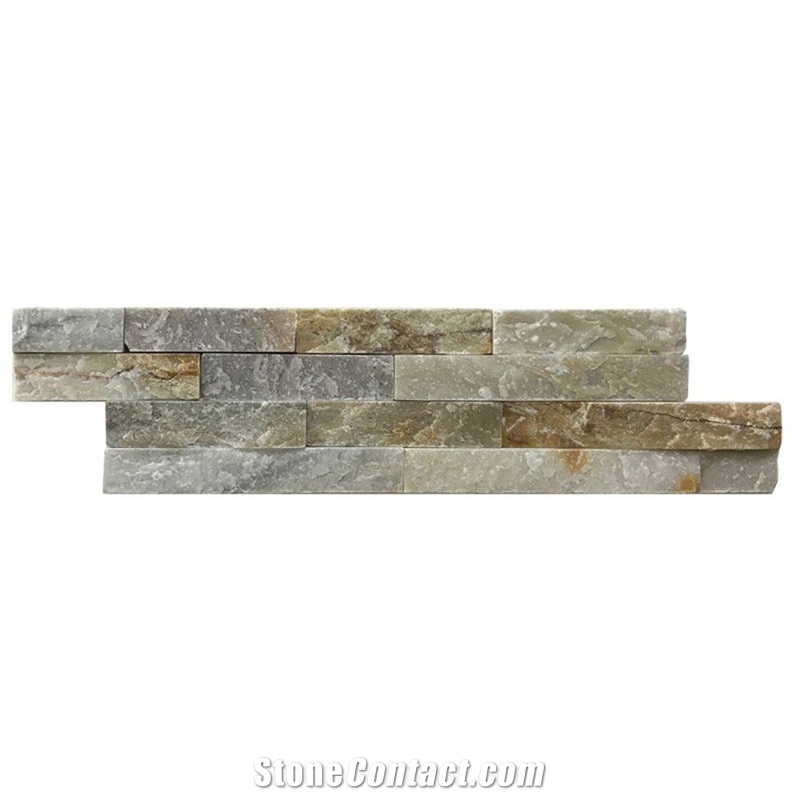 Thin Stone Cladding Oyster Slate 40x10cm Hp014-1040