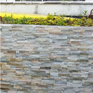 Thin Stone Cladding Oyster Slate 40x10cm Hp014-1040