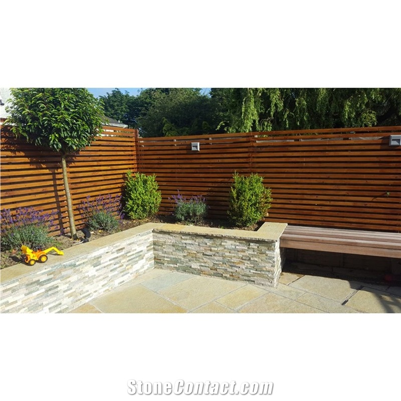Thin Stone Cladding Oyster Slate 40x10cm Hp014-1040