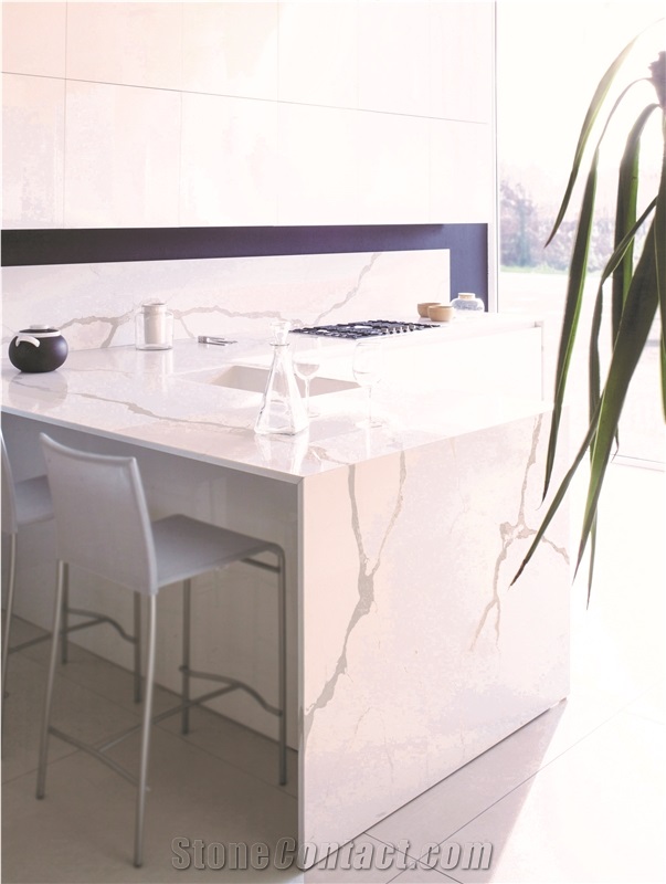Soul Calacatta Quarzt Kitchen Work Tops