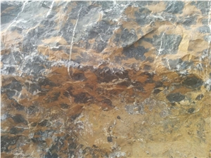 Black Gold Marble Block, Pakistan Black Marble