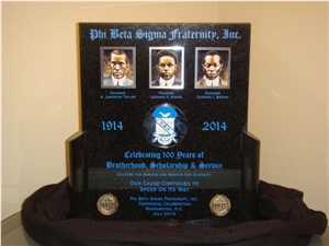 Dedicated to Crafting Fine Marble, Granite and Travertine Custom-Engraved Awards, Plaques and Recognition Gifts