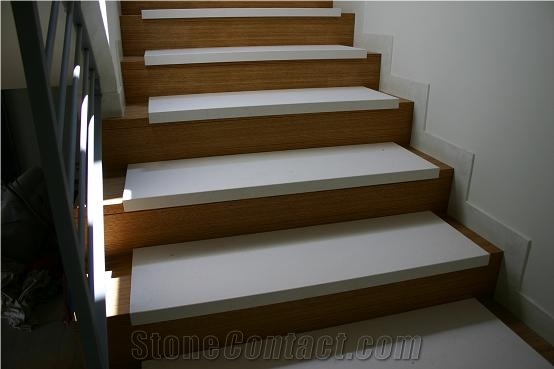 Bianco Asiago Staircase