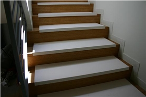 Bianco Asiago Staircase