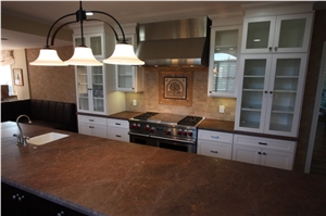 Cabernet Brown Honed Granite Countertops