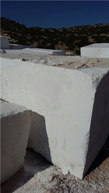 Crema Marble Blocks, Burdur Cream Marble Block