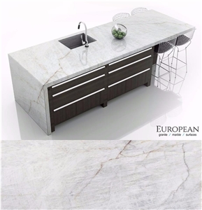 Lumix Quartzite Kitchen Island Countertop Design