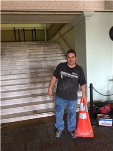 Renovation on Grand Staircase at Auditorium Bldg Roosevelt University