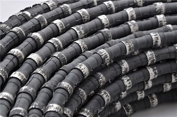 Rubber Connection Diamond Wire 11.5Mm For Granite Quarry