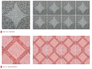 Sandblasted Terrazzo Tile