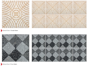 Sandblasted Terrazzo Tile