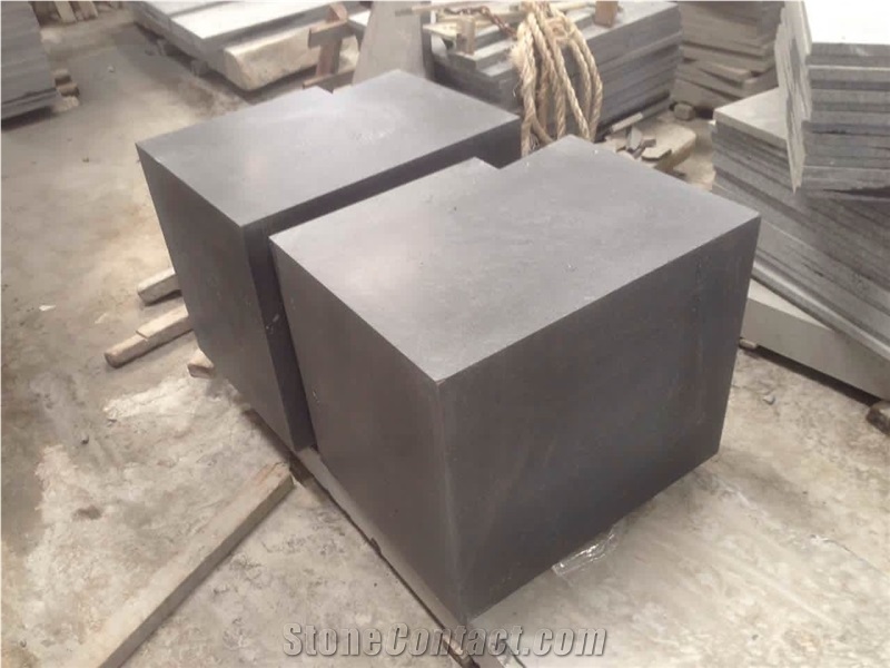 Andesite Grey Basalt Cube Stone Paver Stepping for Plaza,Exterior Stone