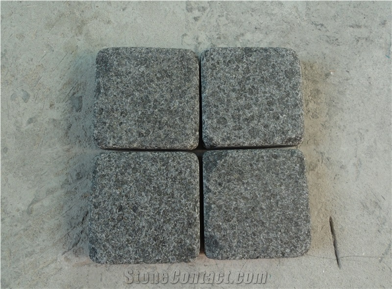Black Basalt Kerbstones and Tumble Road Stone