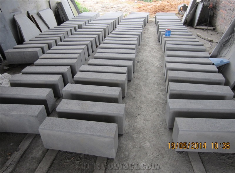 Black Basalt Kerbstones and Tumble Road Stone