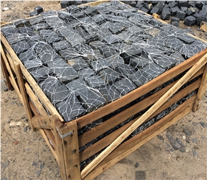 G684 Black Basalt Pavings,Cube Stone,Cobble Pavers Exterior Stone