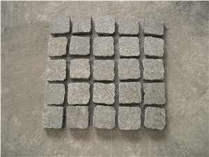 G684 Black Basalt Pavings,Cube Stone,Cobble Pavers Exterior Stone