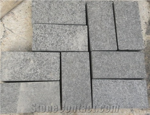 G684 Black Basalt Pavings,Cube Stone,Cobble Pavers Exterior Stone