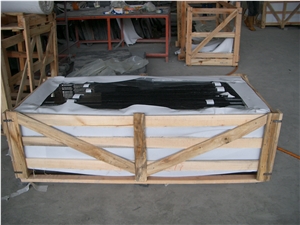 Packing Show G684 Black Basalt Staircase Polished,Steps