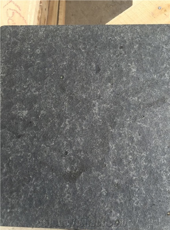 Zhangpu Black Basalt Tile, Split Face Wall Stone Tiles Slabs