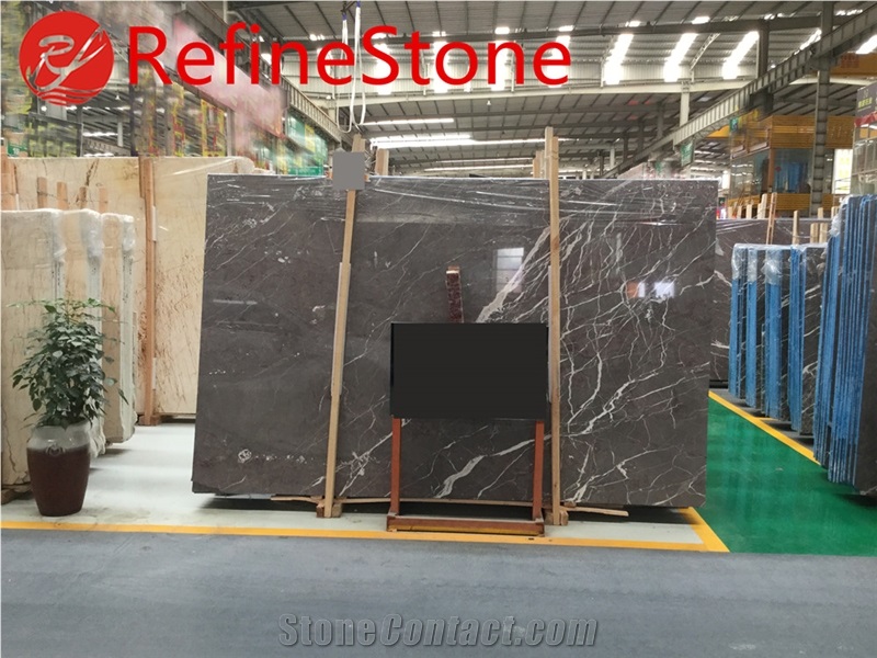 Cheap Polished Babylon Grey Marble Slab