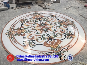 Marble Round Medallions,Best Price Customized Water Jet Marble Medallion ,Hot Sale Home Marble Waterjet Medallion Inlay Flooring Design