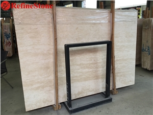 White Travertine Turkey, Denizli Light Travertine for Floor