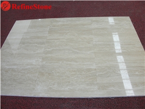 White Travertine Turkey, Denizli Light Travertine for Floor