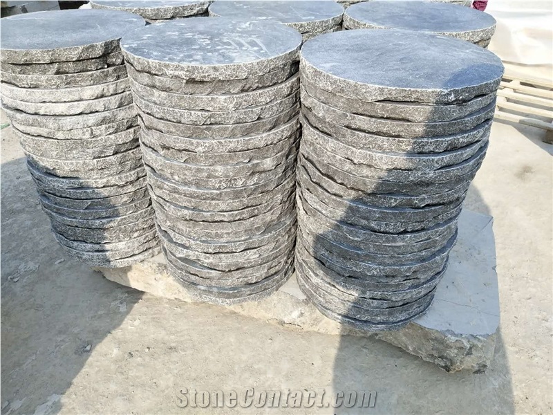 Blue Stone Flagstone,Round Stepping,Blue Limestone Steps,Paving,Paver