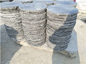 Blue Stone Flagstone,Round Stepping,Blue Limestone Steps,Paving,Paver