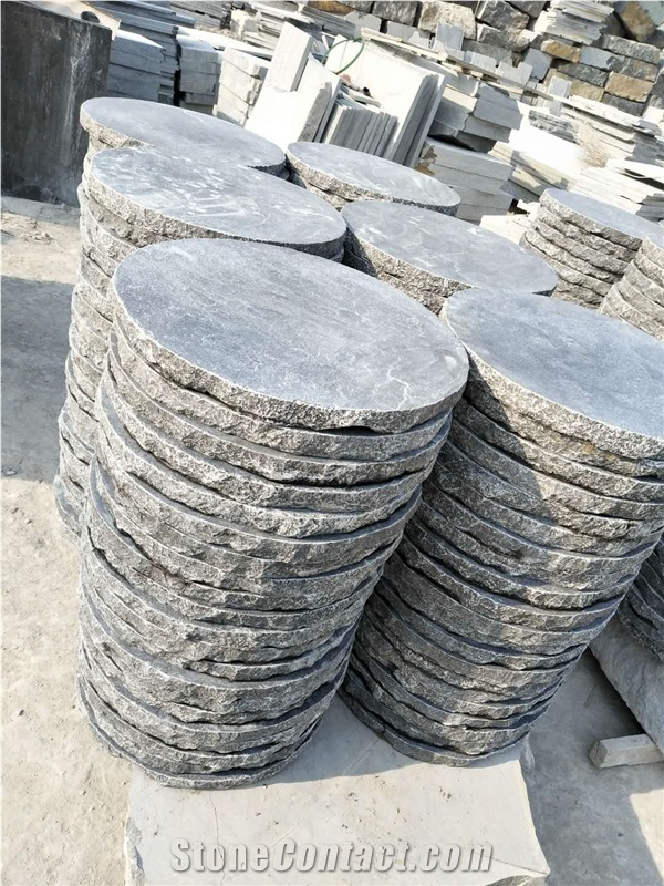 Blue Stone Flagstone,Round Stepping,Blue Limestone Steps,Paving,Paver