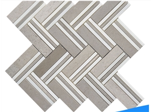 High Quality Non-Slip Hrringbone Marble Mosaic Wall Floor Tile High Quality Non-Slip Hrringbone Marble Mosaic Wall Floor Tile