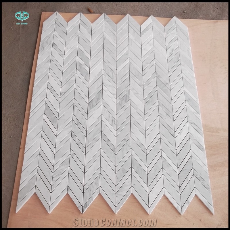 Carrara White, Marble Look, Artificial/Engineered Quartz Stone/Slabs, 2cm,3cm, Gt8111
