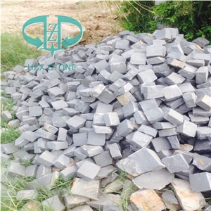 China Zhangpu Black Basalt Countyard Road Pavers All Size Natural Spilt Paving Sets/Walkway Paver /Driveway Paving Stone/Garden Stepping Pavements