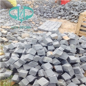 China Zhangpu Black Basalt Countyard Road Pavers All Size Natural Spilt Paving Sets/Walkway Paver /Driveway Paving Stone/Garden Stepping Pavements