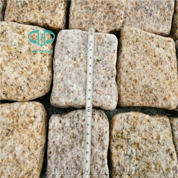 G682 Granite Paving Stone Cubic Stone
