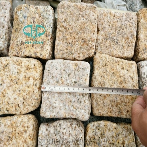 G682 Granite Paving Stone Cubic Stone