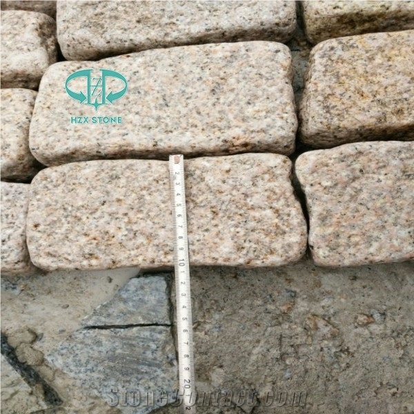 G682 Granite Paving Stone Cubic Stone