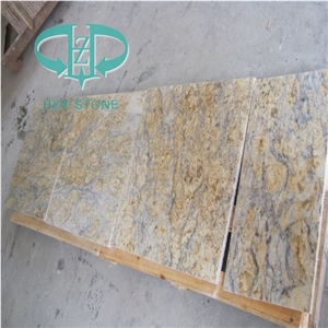 Gold Diamond Granite Tiles/Slabs, Natural Yellow Brown Granite Tiles/Slabs,Kitchen Countertop