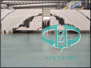 Panda White, Ink White, Panda White Marble Slab, Ink White Marble