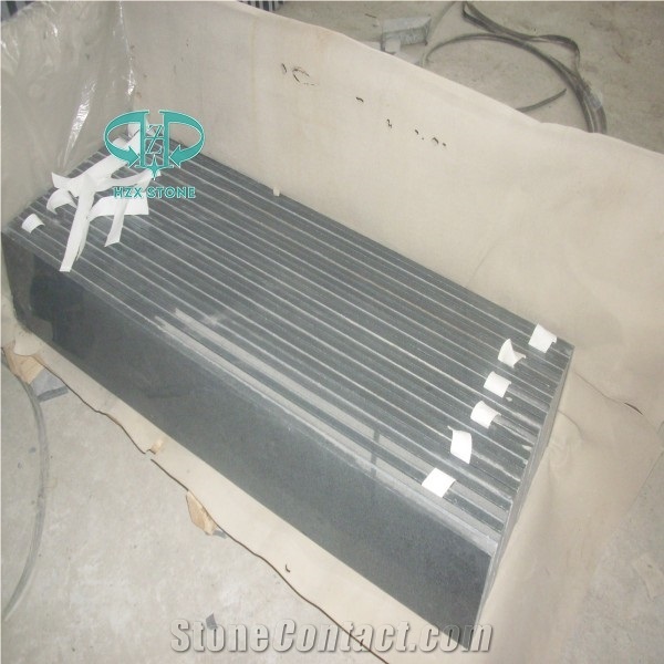 Polished G654 Granite Tile & Slab/Impala Black/Padang Dark Granite