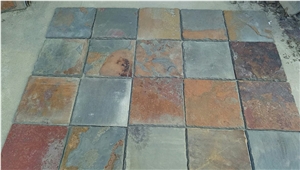 Cheap and Natural Chinese Rustic Slate Roof Tiles Square Roof Covering and Coating