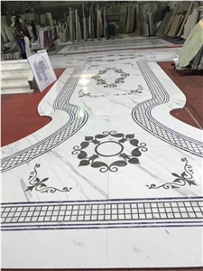 Round Slate Mosaic Medalliions Rosettes Mosaic Slate Pattern