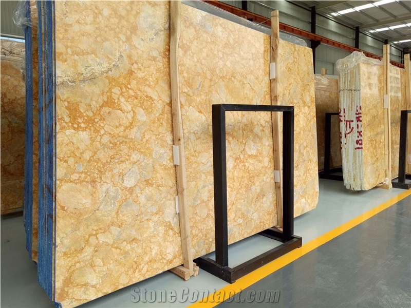 2017 New China Yellow Marble Stone Thickness 18mm in Good Price Of Big Slab ,Tiles ,Wall Covering ,Tv Back Set ,Marble Pattern,Floor Covering Tiles