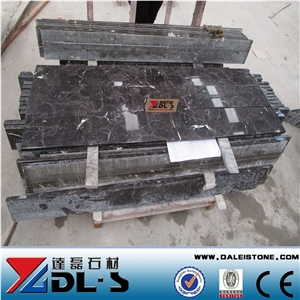 China Dark Emperador Brown Marble Stone Stairs Steps ,Riser ,Staricase,Treads Polished, Natural Building Stone Flooring
