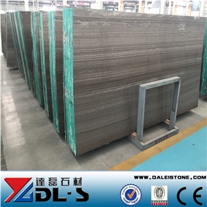 China Grey Obama Wooden Marble Big Slab Chinese Grey Serpeggiante Wall Stone ,White Wood Crystal Gray Veins Building and Walling Tiles,Hotel Project
