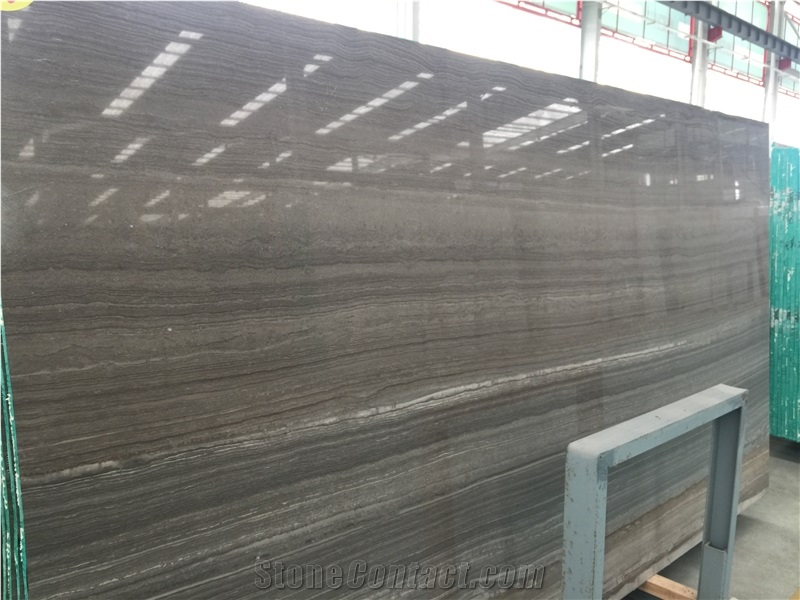 China Grey Obama Wooden Marble Big Slab Chinese Grey Serpeggiante Wall Stone ,White Wood Crystal Gray Veins Building and Walling Tiles,Hotel Project