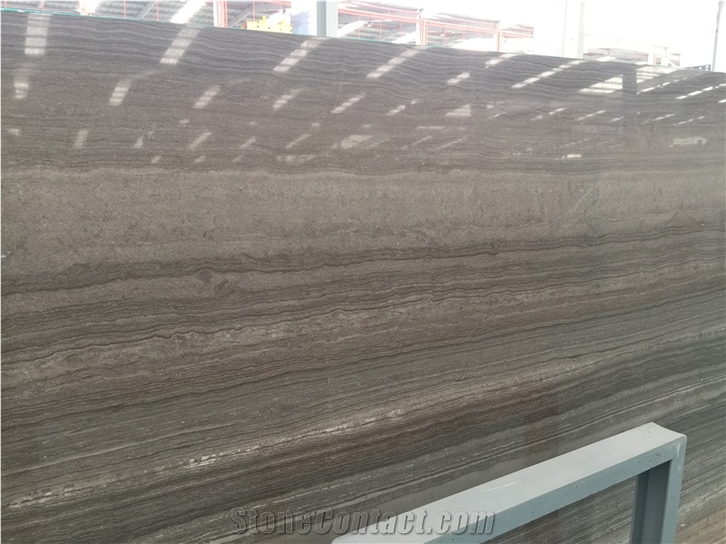 China Grey Obama Wooden Marble Big Slab Chinese Grey Serpeggiante Wall Stone ,White Wood Crystal Gray Veins Building and Walling Tiles,Hotel Project